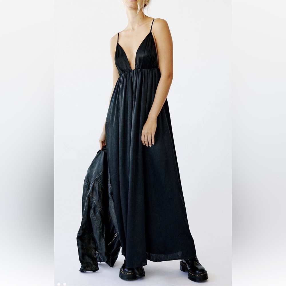 Free People Lexi Black Maxi Dress